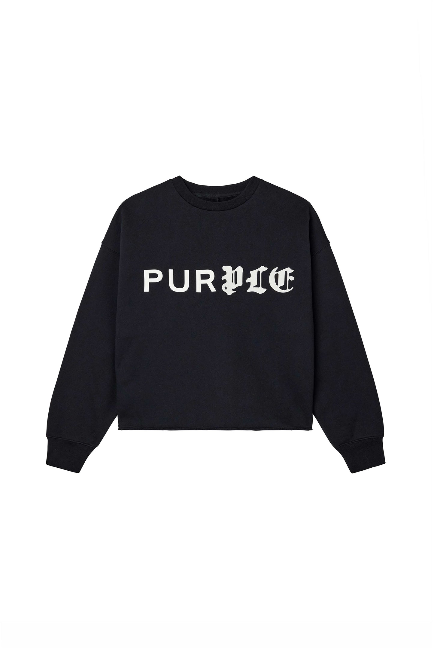 Half & Half Crewneck Sweater