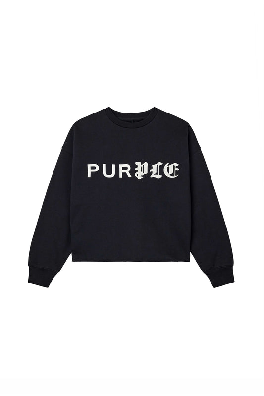 Half & Half Crewneck Sweater