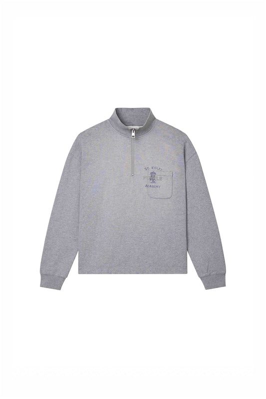 St. Violet Half Zip Sweater