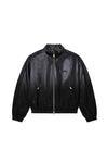 Leather Track Jacket