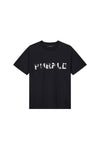 Powder Tee regular fit textured jersey shirt with puff screen print.