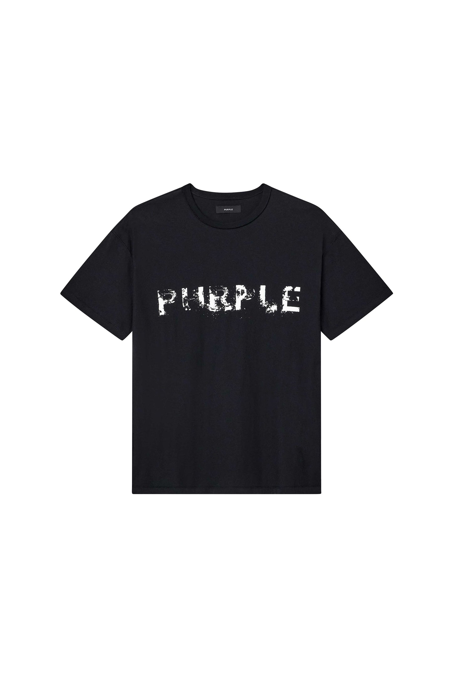 Powder Tee regular fit textured jersey shirt with puff screen print.