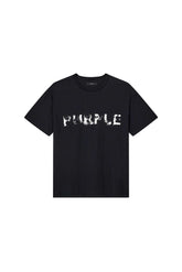 Powder Tee regular fit textured jersey shirt with puff screen print.
