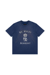 St. Violet Crystals Tee, regular fit, heavyweight jersey, 100% cotton, various sizes available.