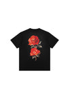 Flowers Fade Tee in Purple, heavyweight cotton jersey, regular fit with screen and digital print.
