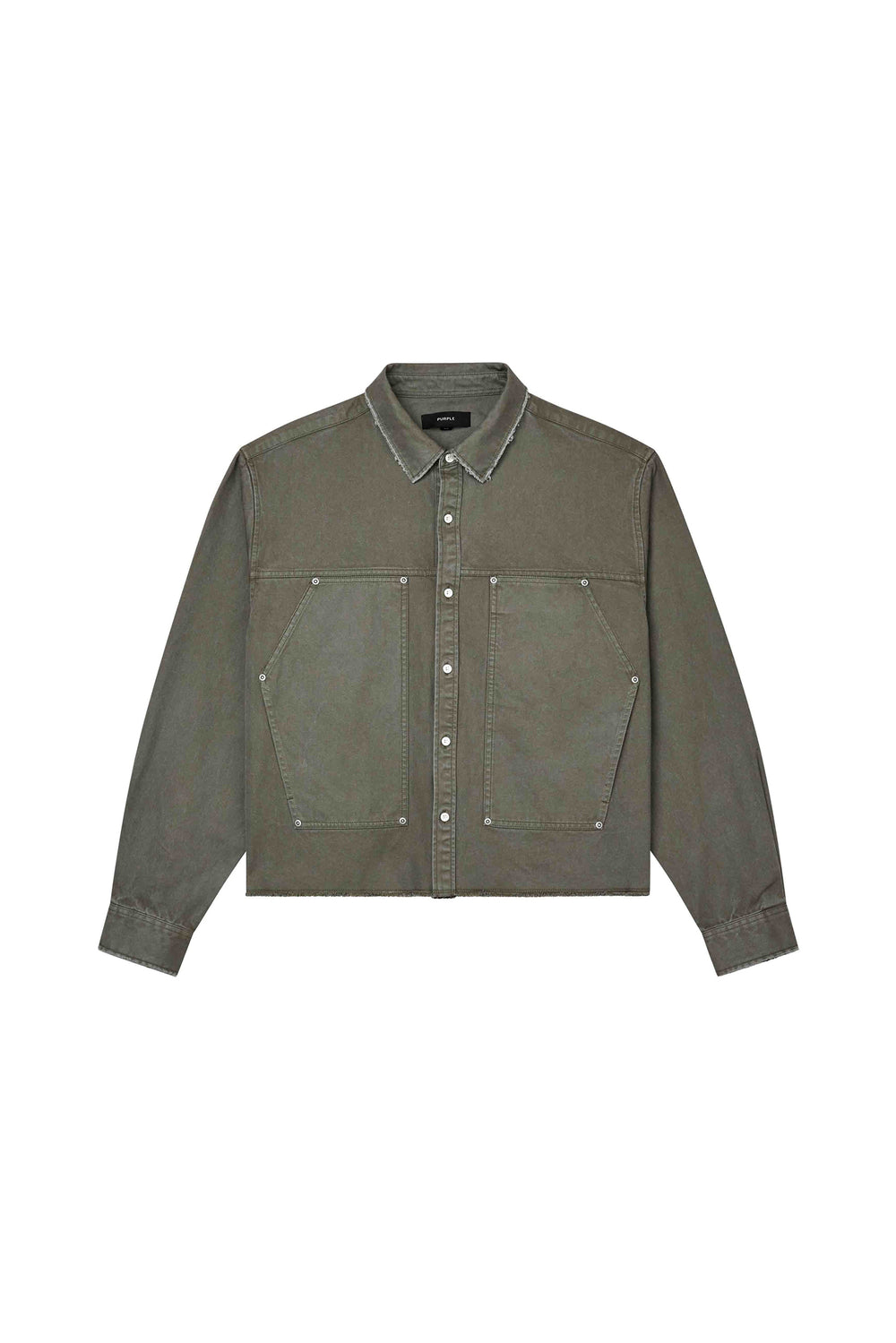 Cropped Twill Shirt