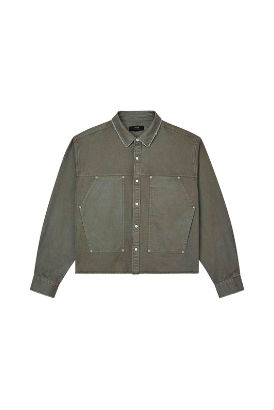 Cropped Twill Shirt