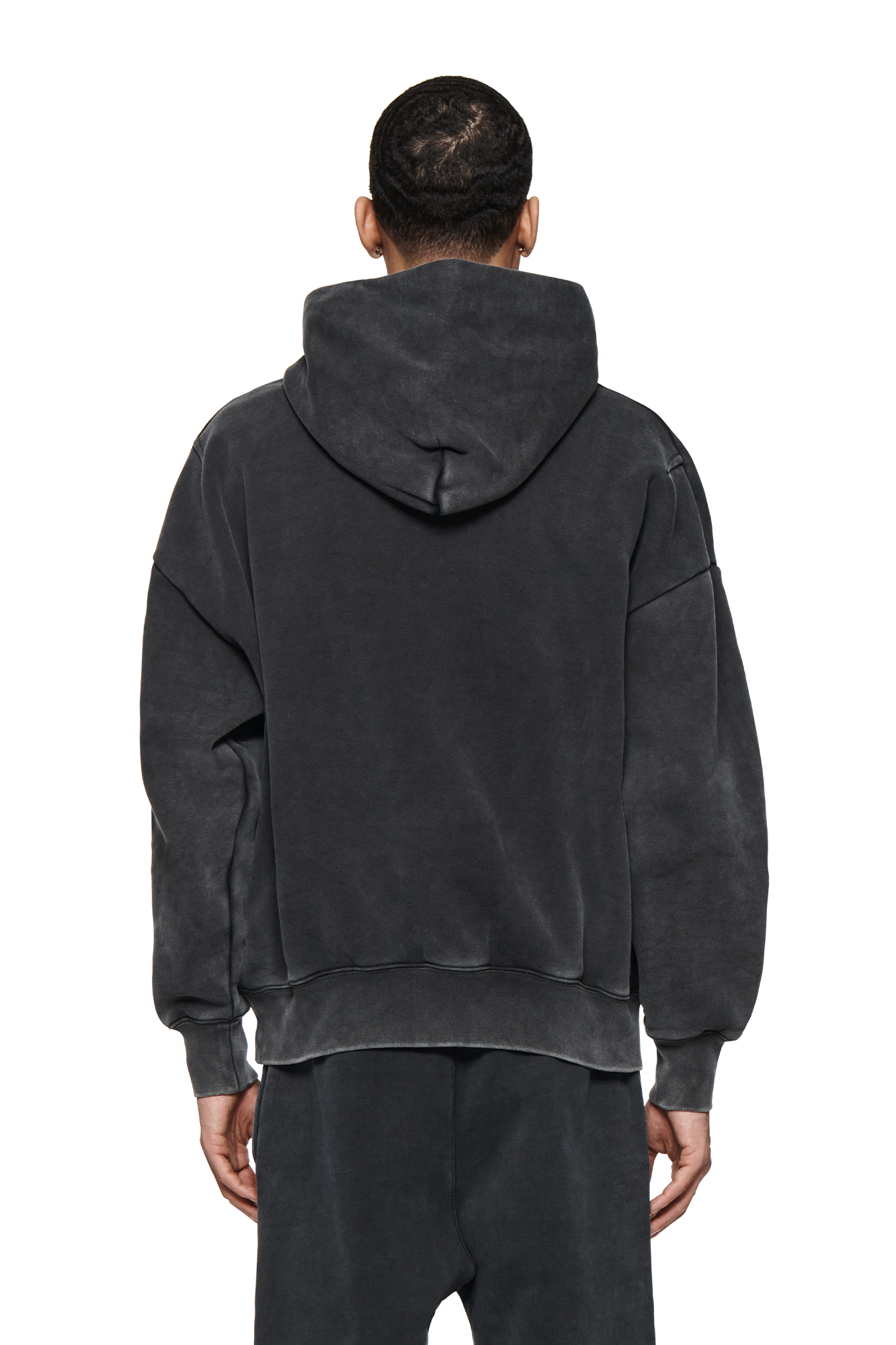 Heavyweight Pullover Hoodie - Washed Black