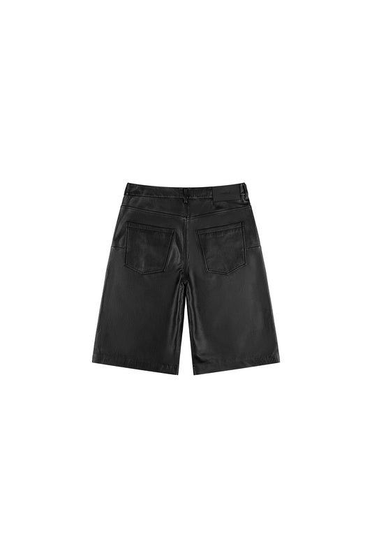 Leather Track Short