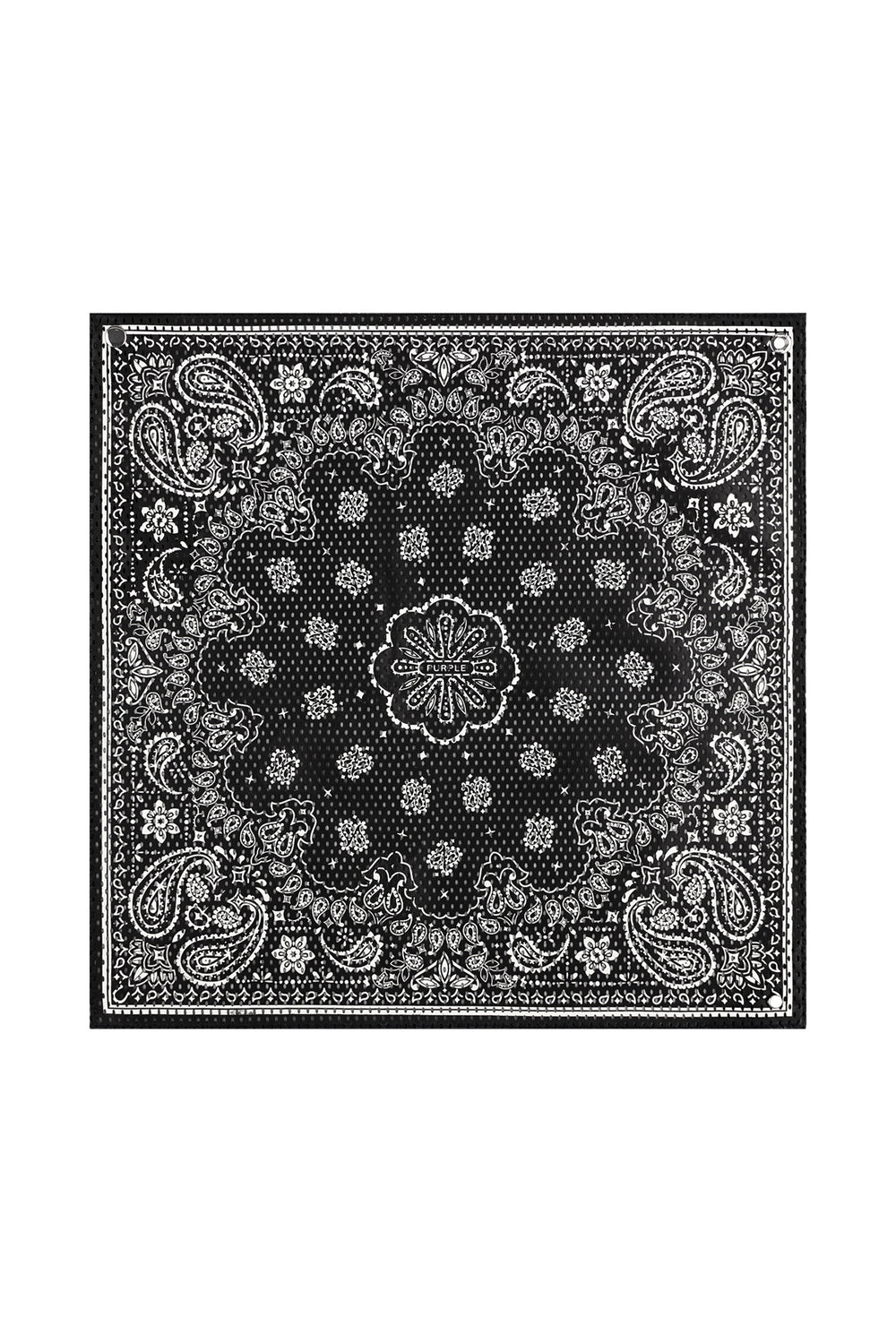 Paisley Leather Bandana