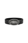 Purple Signature Leather Belt