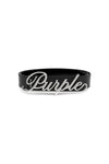 Purple Signature Leather Belt