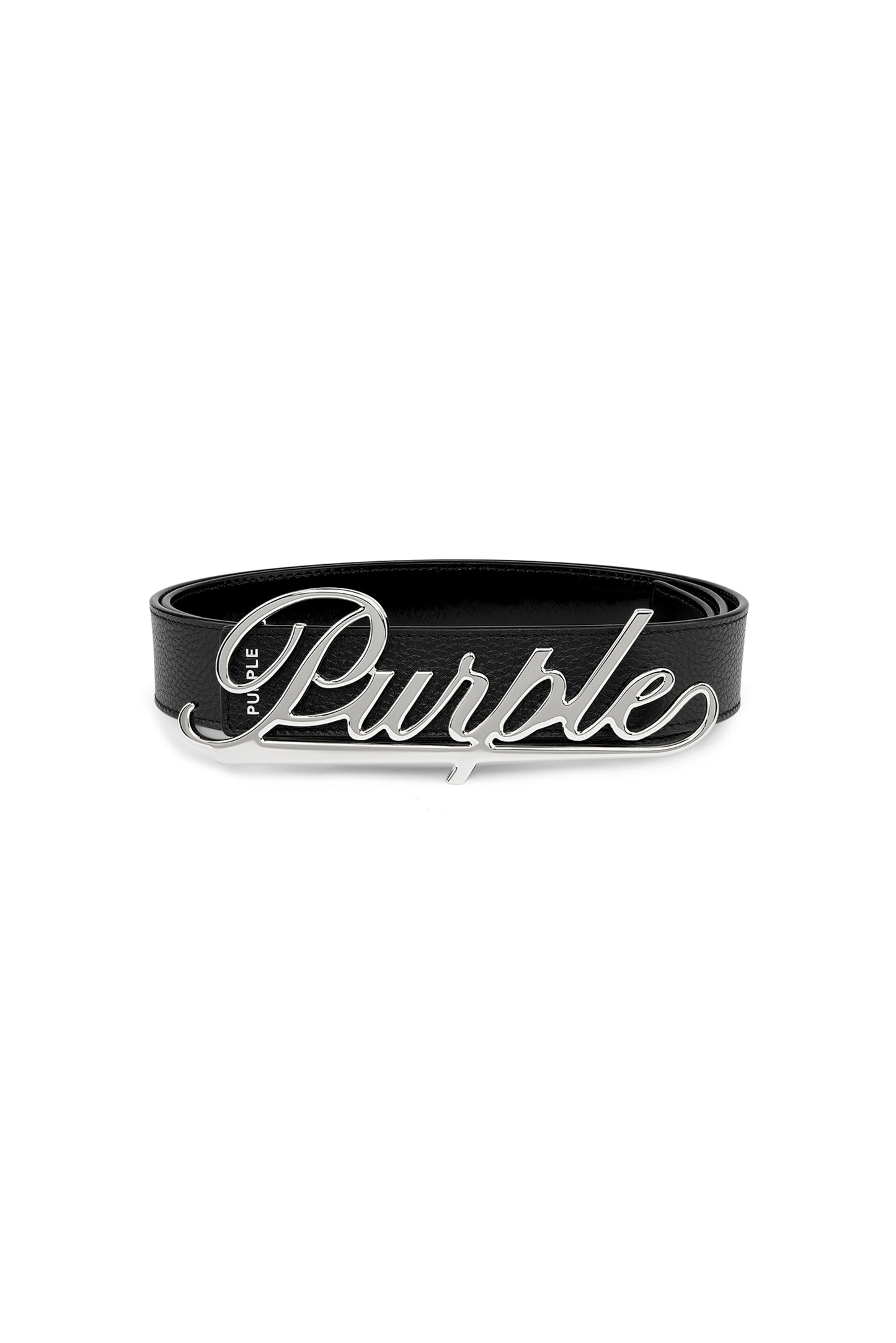 Purple Signature Leather Belt
