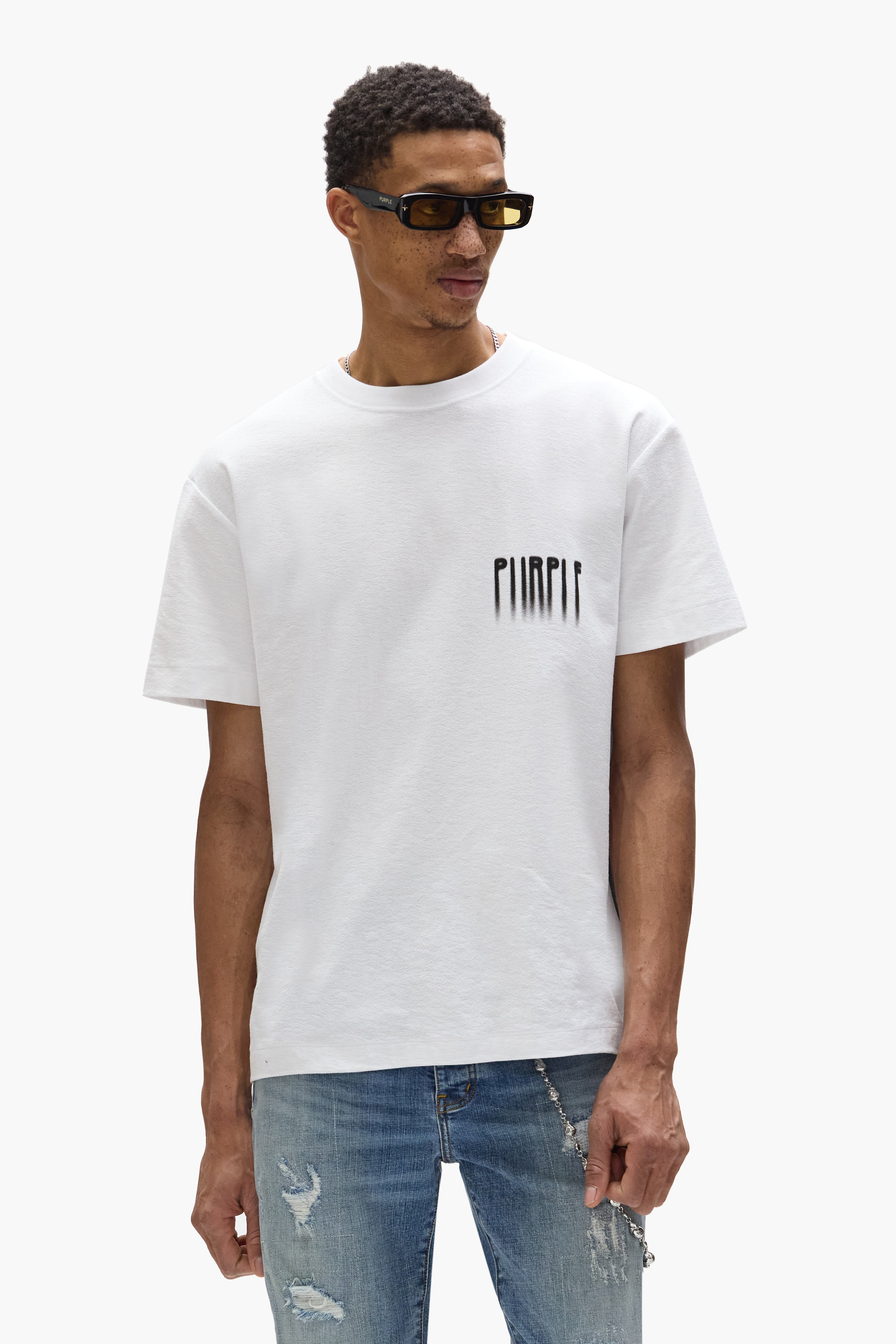 【PURPLE BLAND】Blurred Tシャツ 半袖 Blurred Tee – PURPLE BRAND