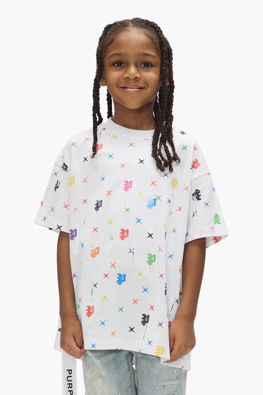 Kids' Painted Monogram Tee