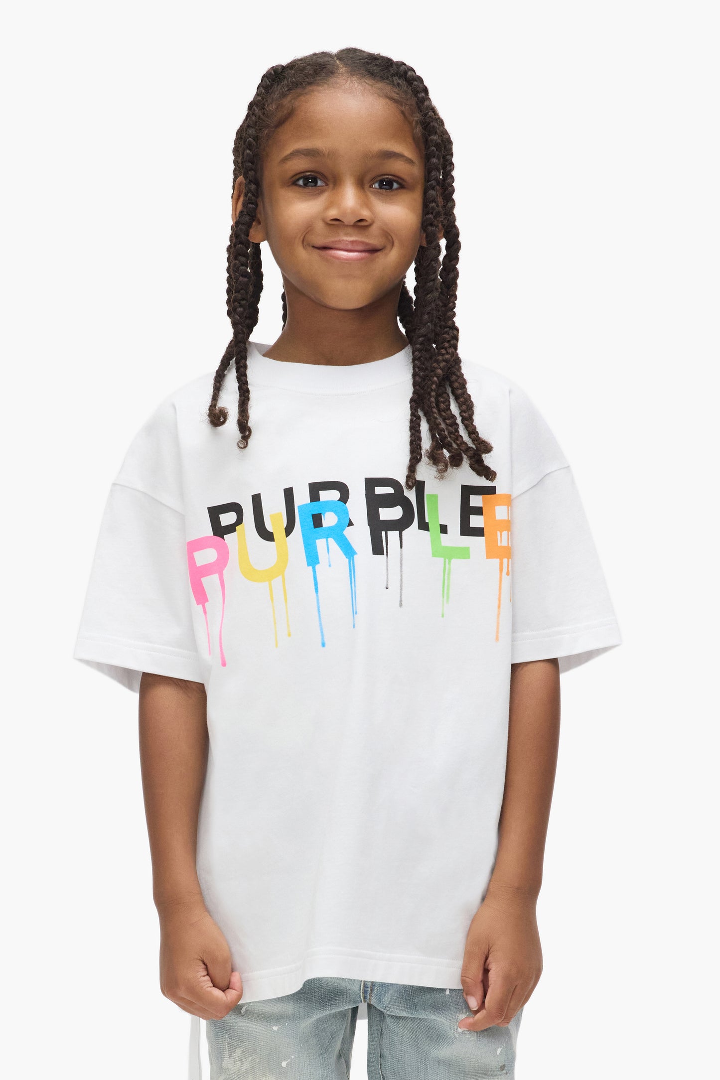 Kids' Painted Wordmark Tee