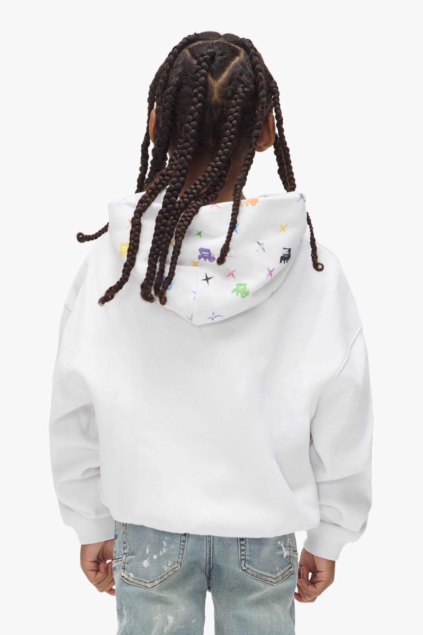 Kids' Painted Monogram Hoodie
