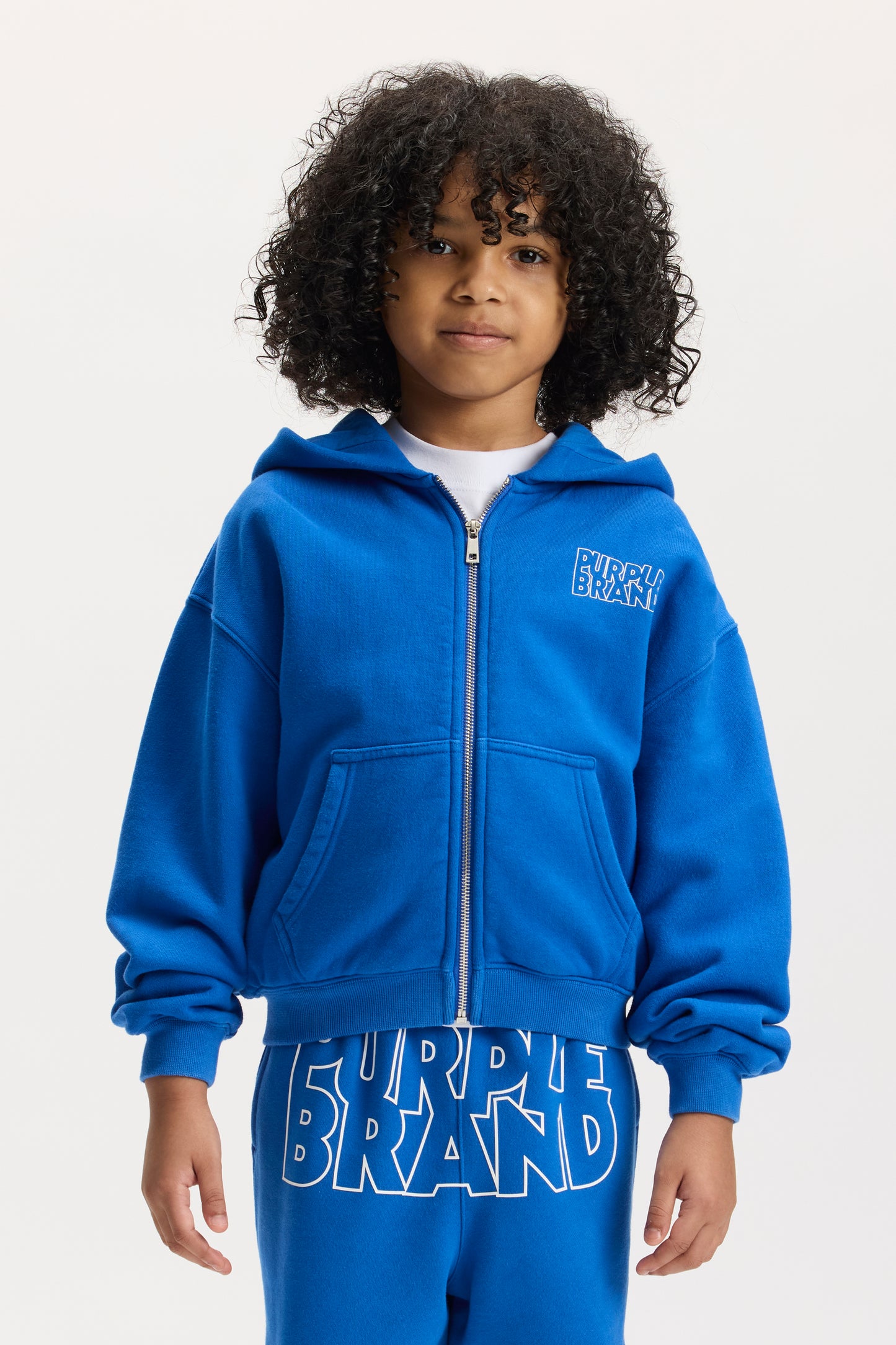 Kids' Stacked Zip Up Hoodie