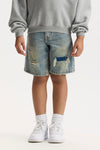 Kids' Faros Rip Patched Shorts