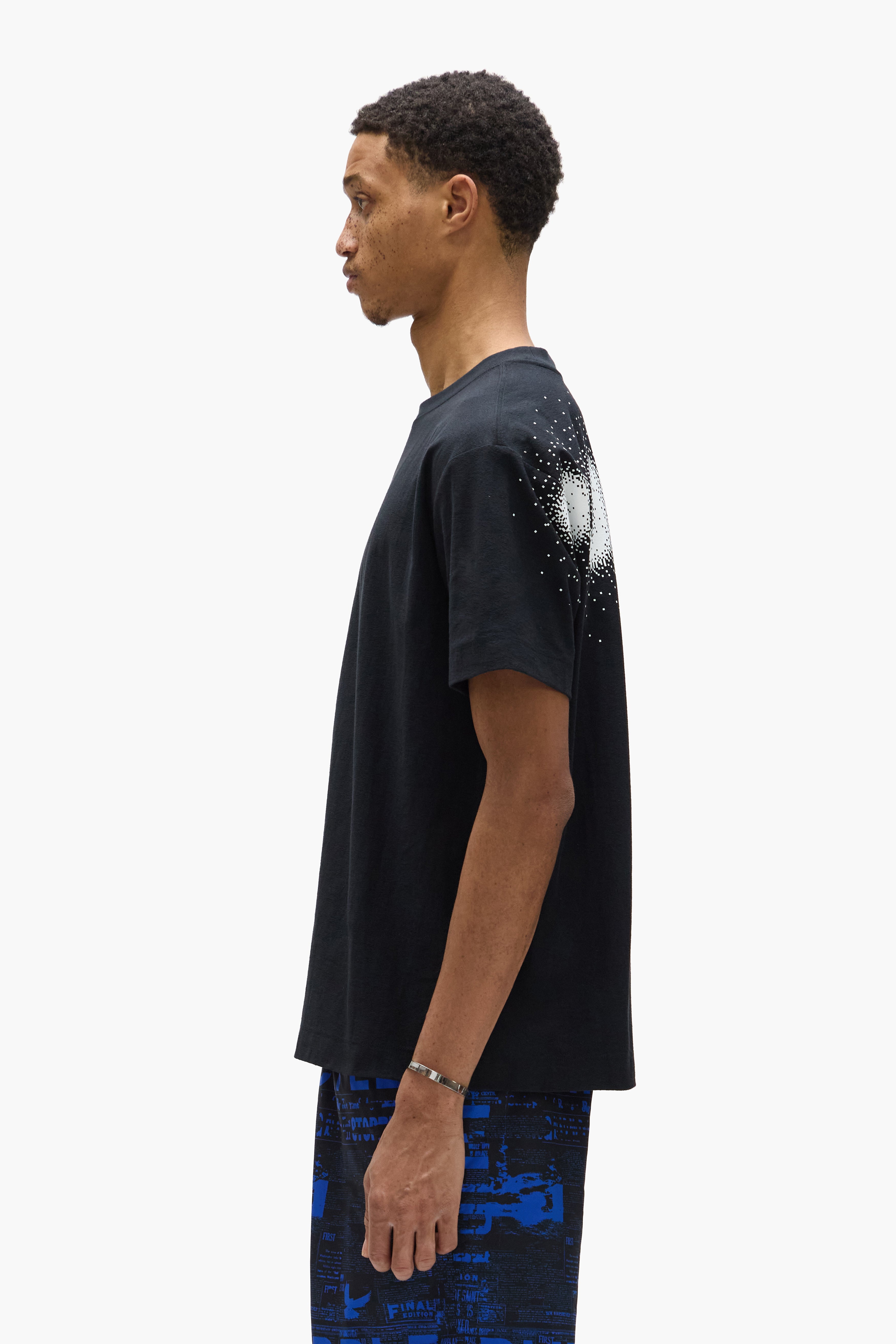 Tシャツ・カットソー PURPLE BRAND FW25 'Pixelated' T-shirt (P104TBPW325 BLACK) Pixelated Tee – PURPLE BRAND