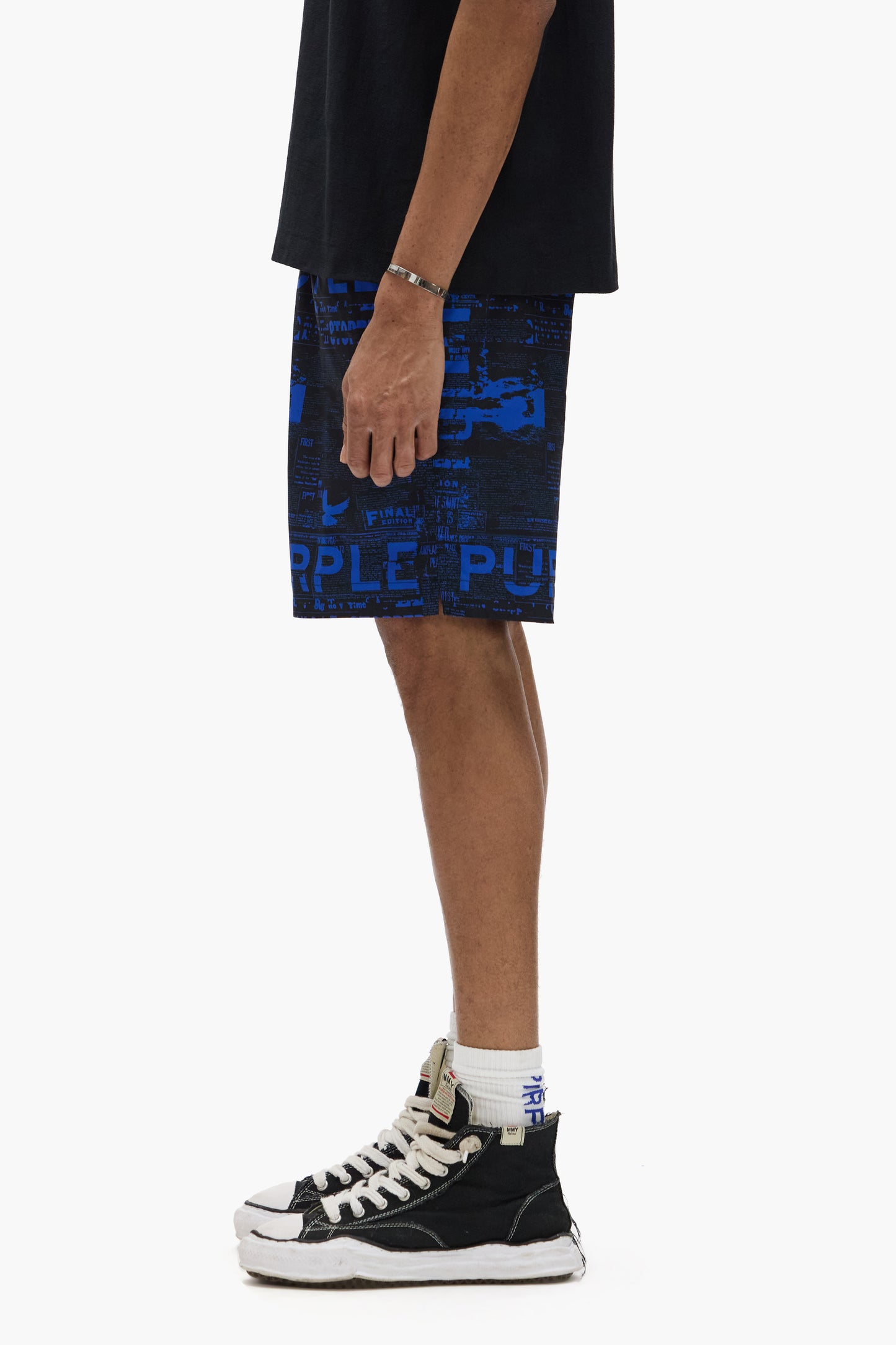 Newsprint All Around Shorts