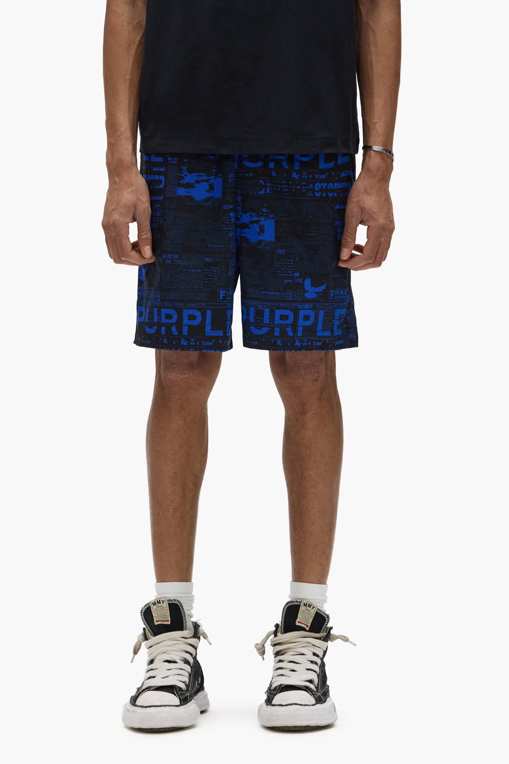 Newsprint All Around Shorts