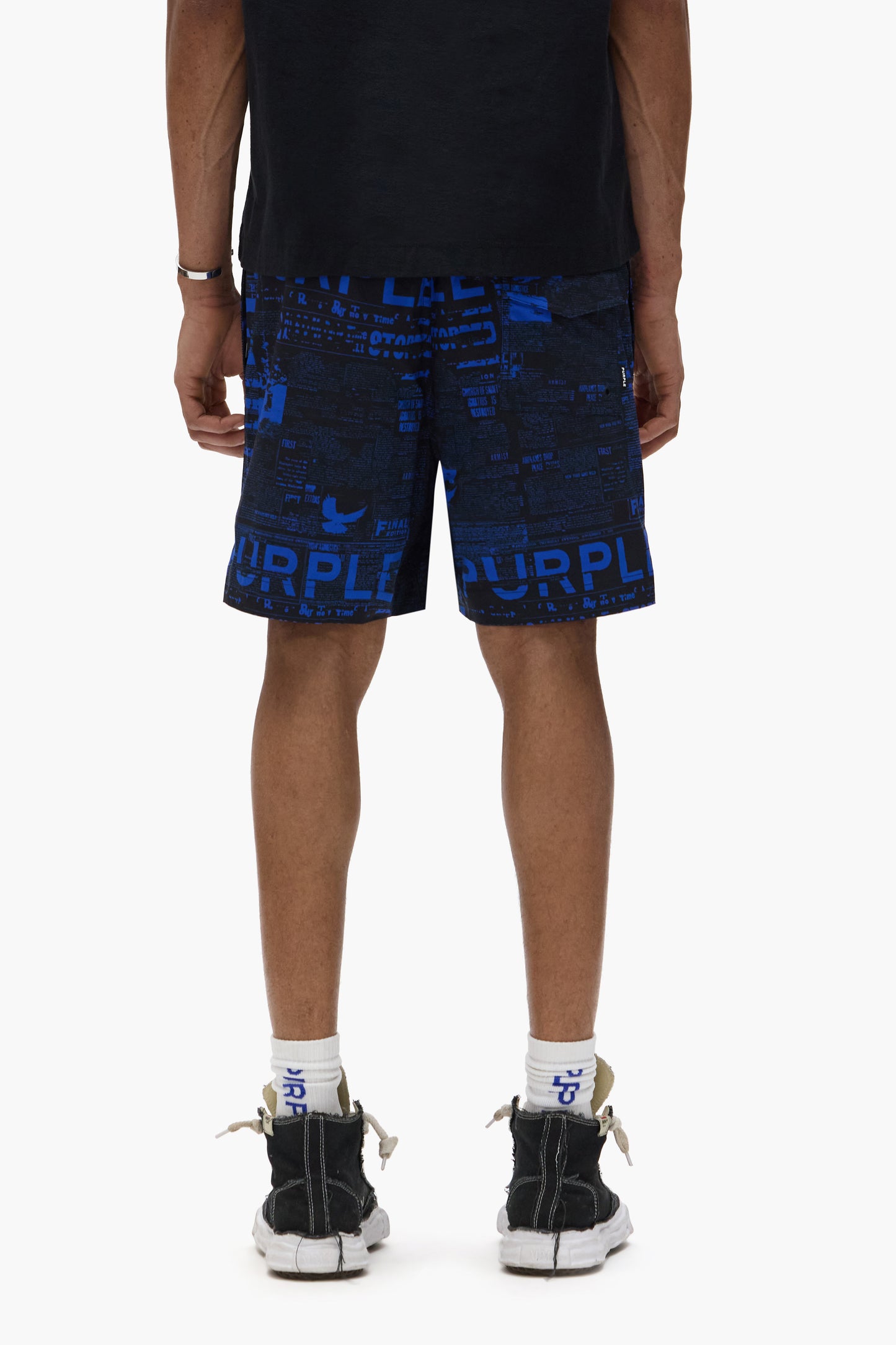 Newsprint All Around Shorts