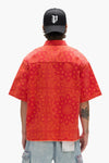 P035 Bandana Print Short Sleeve Shirt