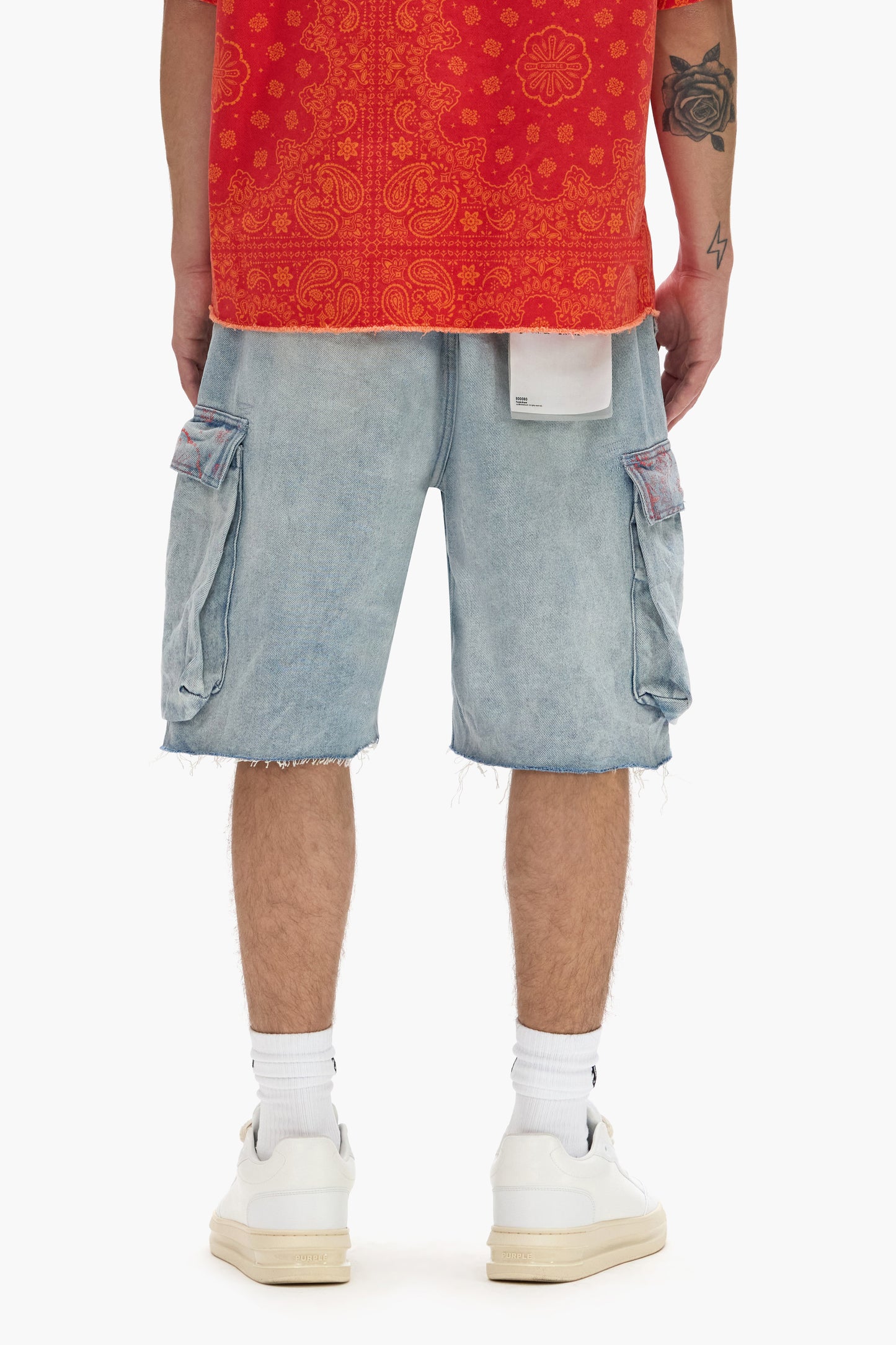 Bandana Cargo Shorts