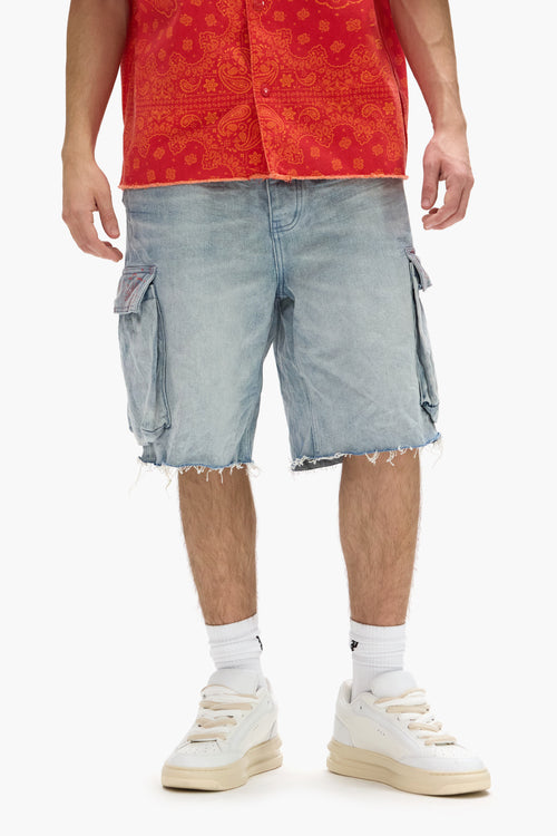 Bandana Cargo Shorts