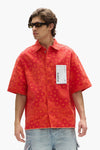 P035 Bandana Print Short Sleeve Shirt