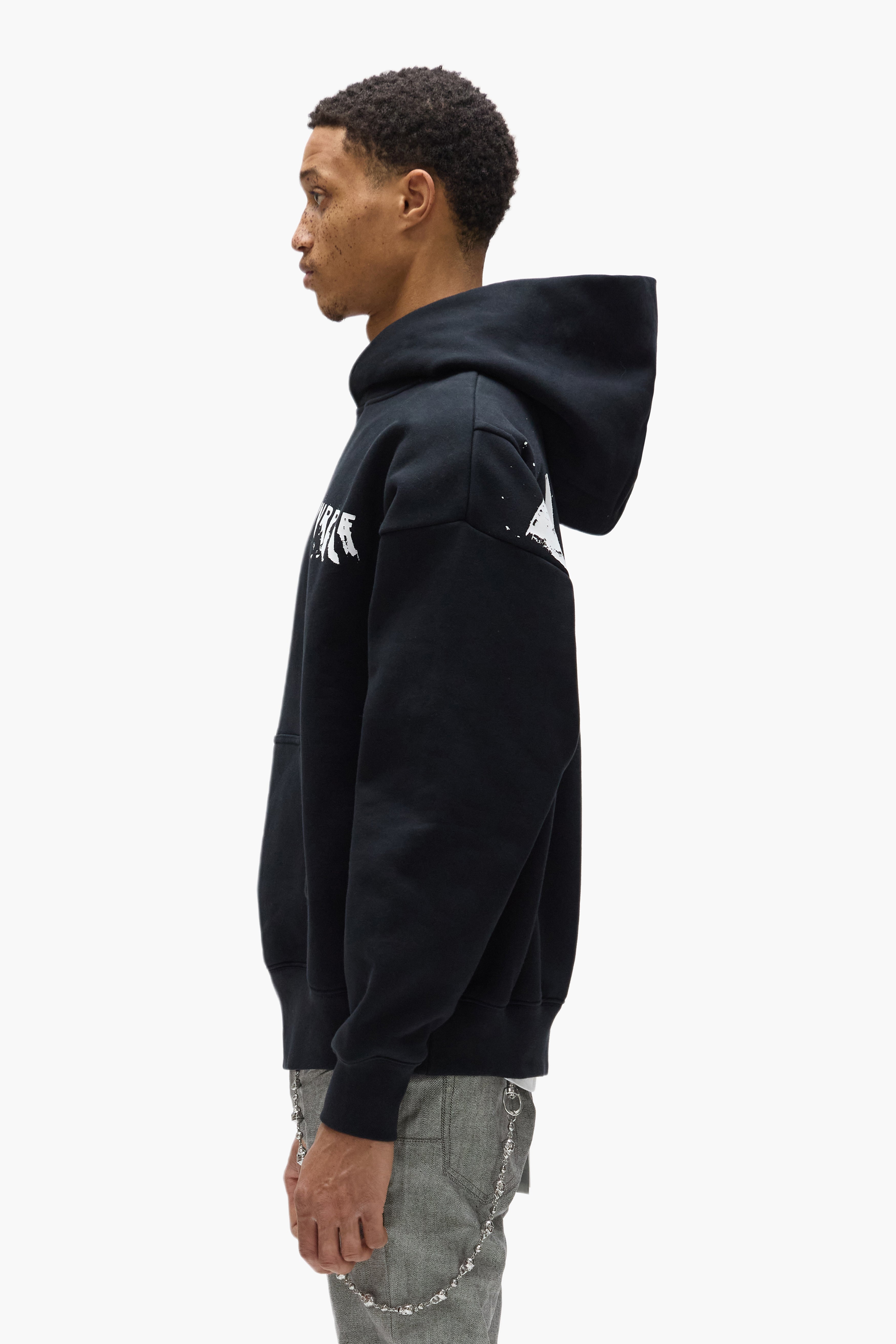 パーカー・フーディ PURPLE BRAND FW25 Hoodie (P460BFWB724 BLACK) Purple Brand Heavy Fleece Zip Front Hoodie 'Black|P460