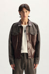 Leather Mix Jacket