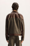 Leather Mix Jacket