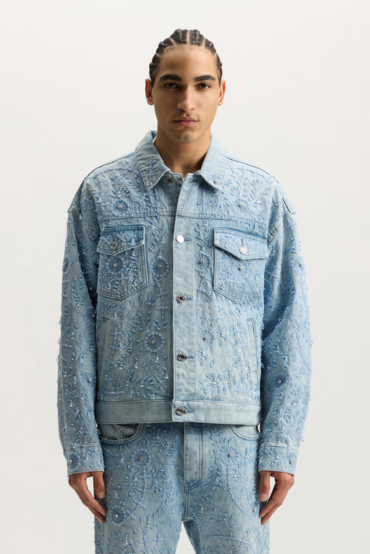 Embellished Trucker Jacket