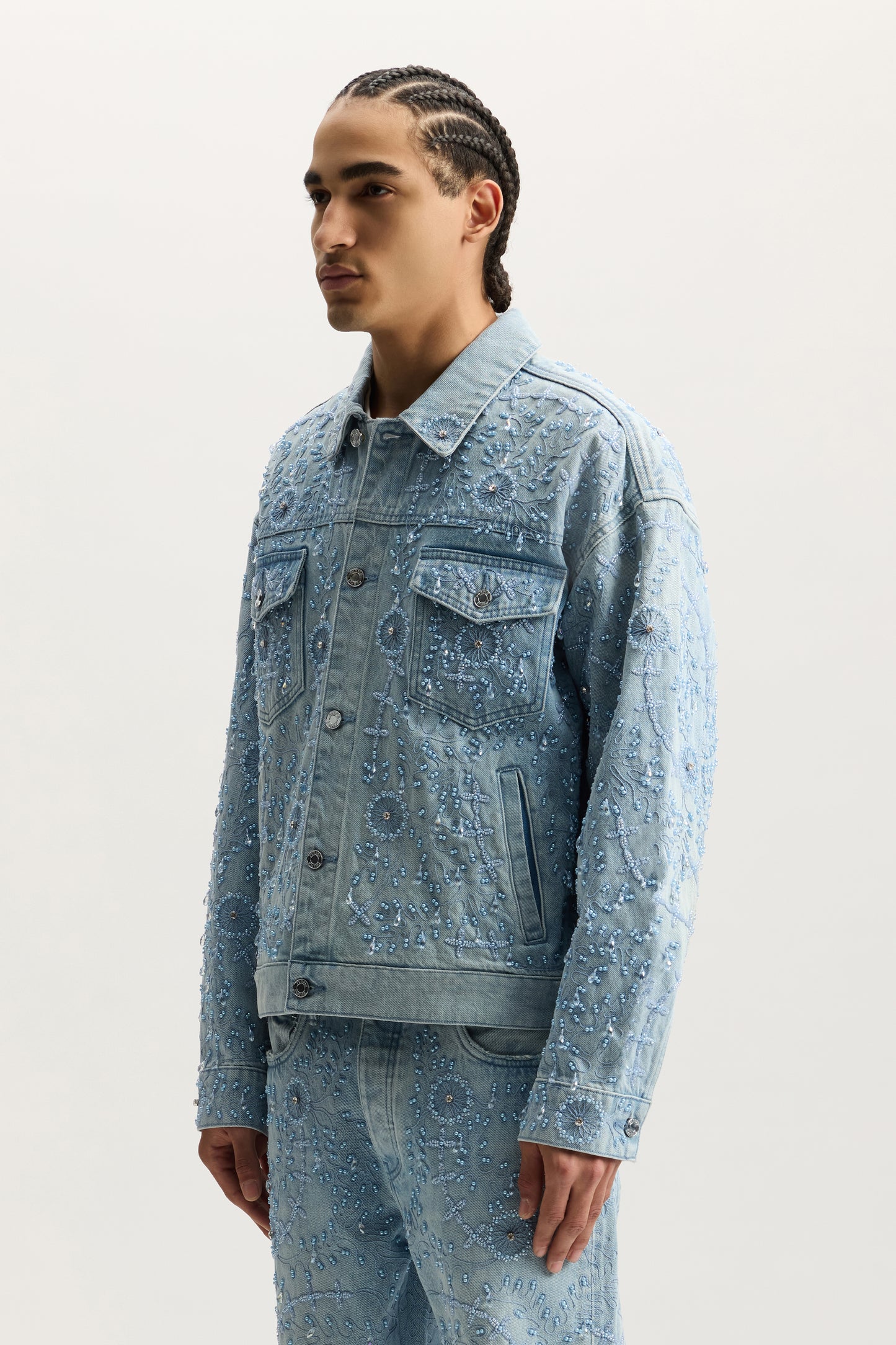 Embellished Trucker Jacket