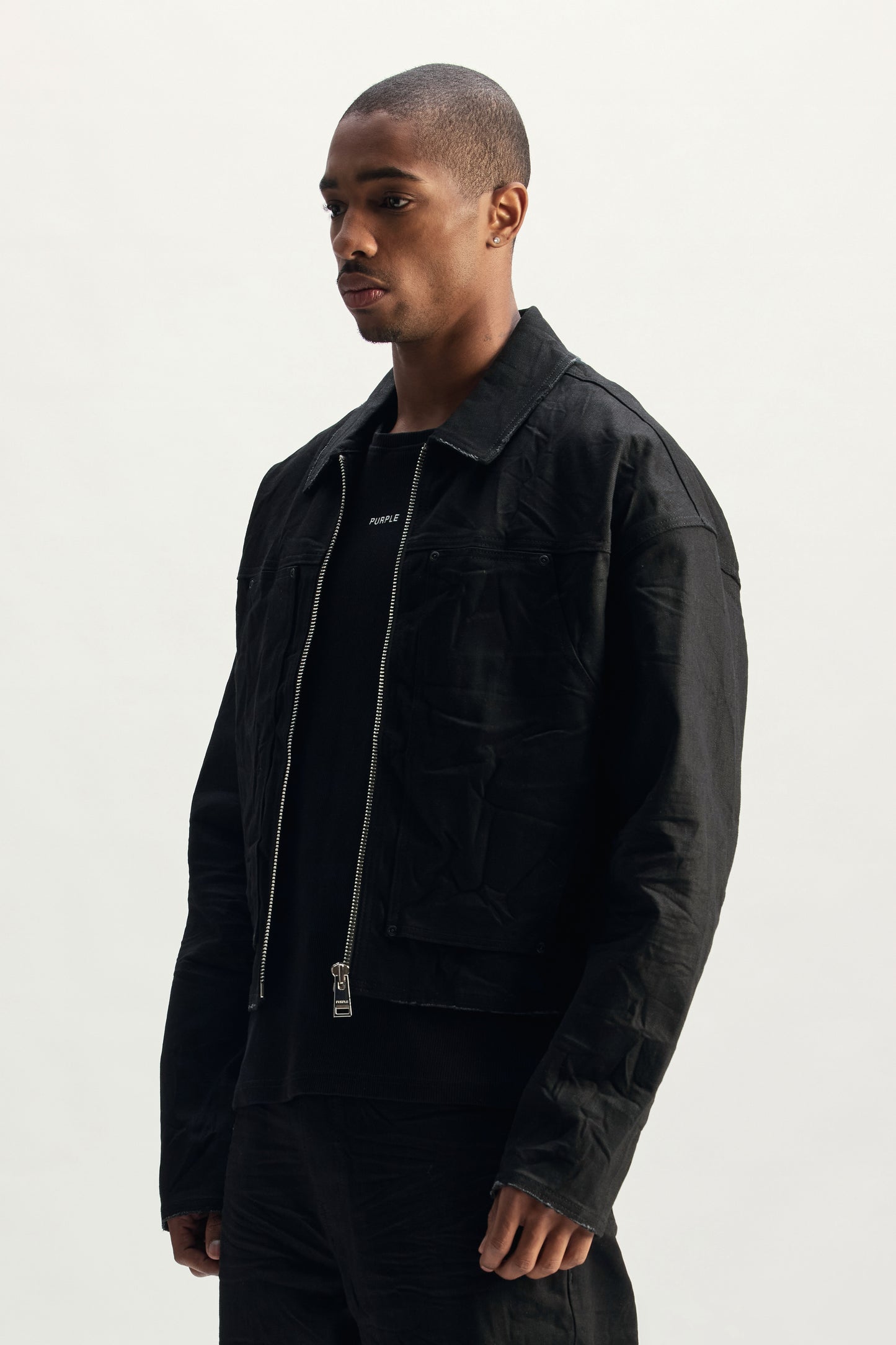 Black Raw Carpenter Jacket