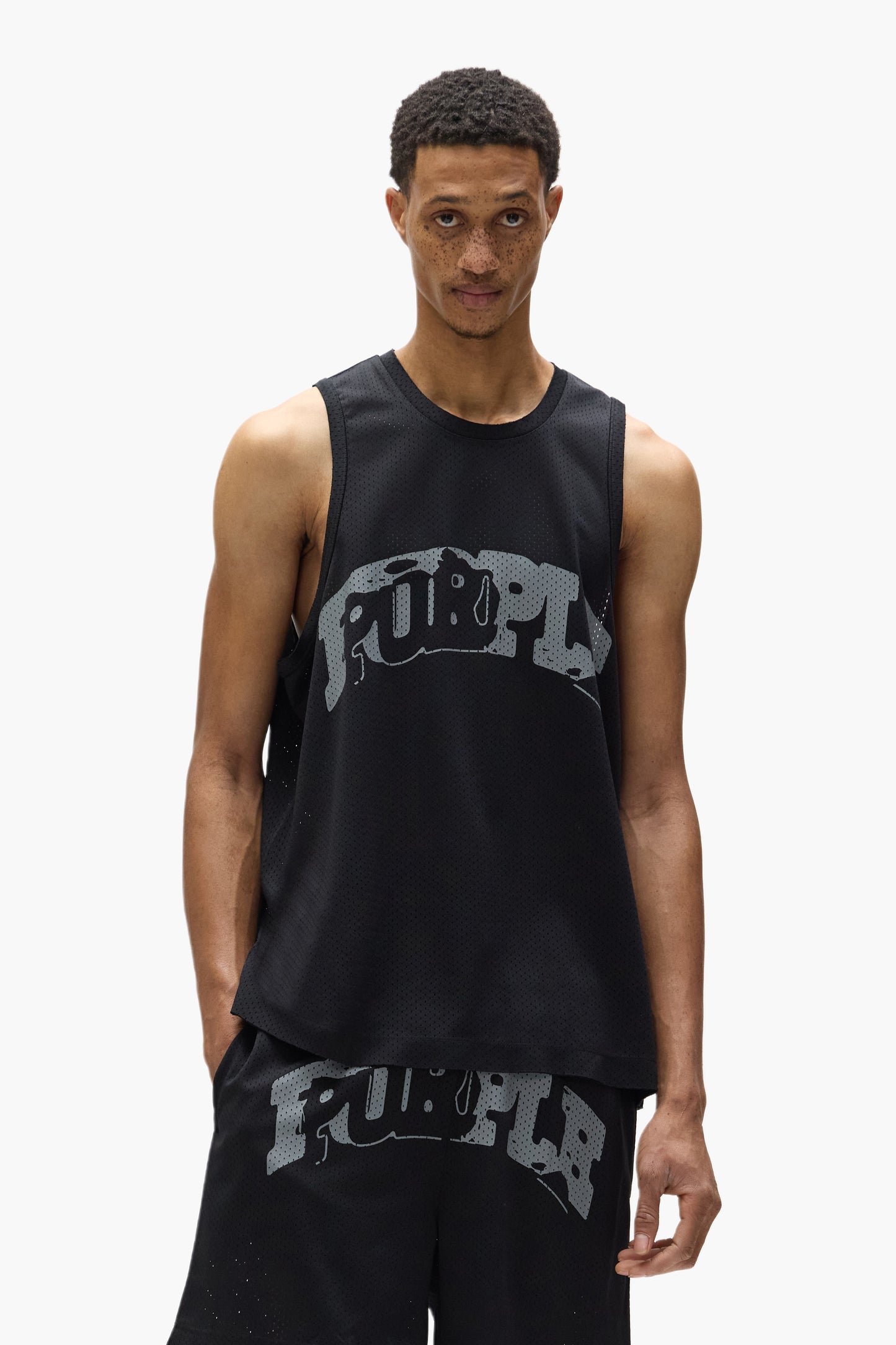 Slab Mesh Tank Top