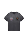 Twin Picks Tee Slub Jersey Fit in Acid Wash texture with Digital & Screen Print.