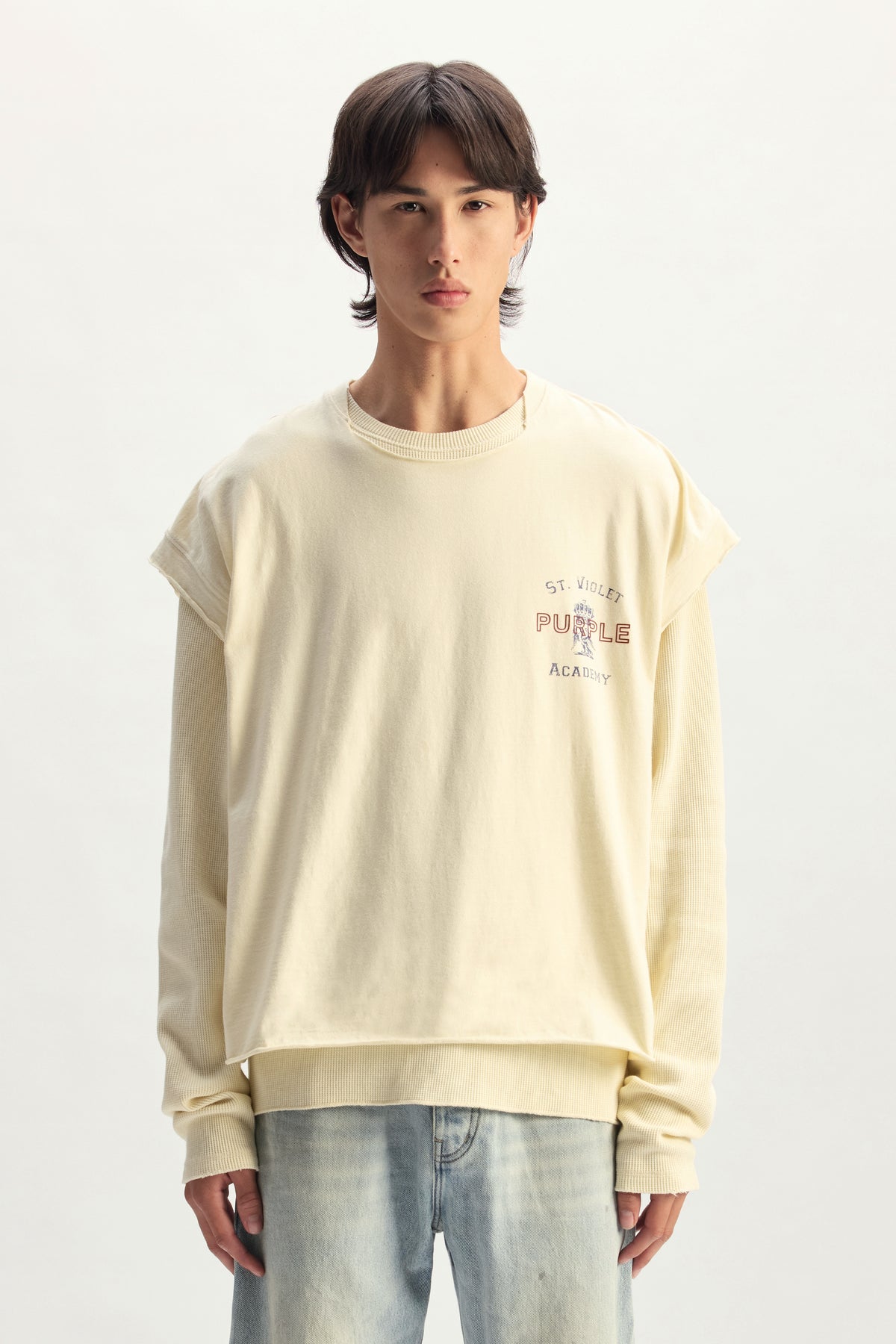 St. Violet Double Layer Tee
