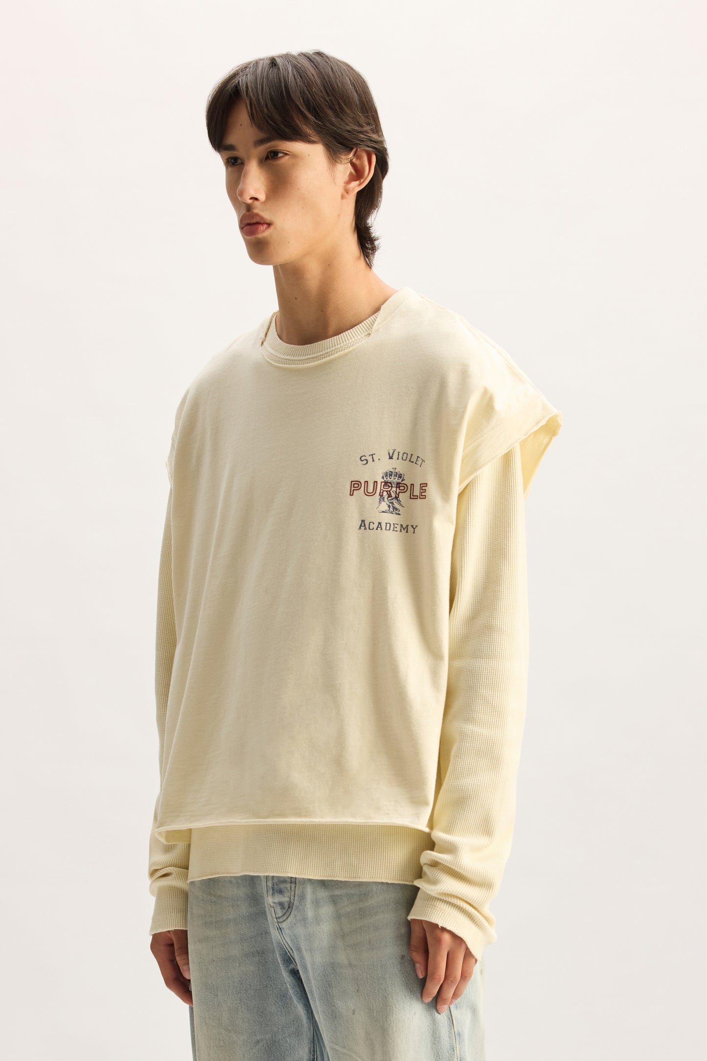 St. Violet Double Layer Tee