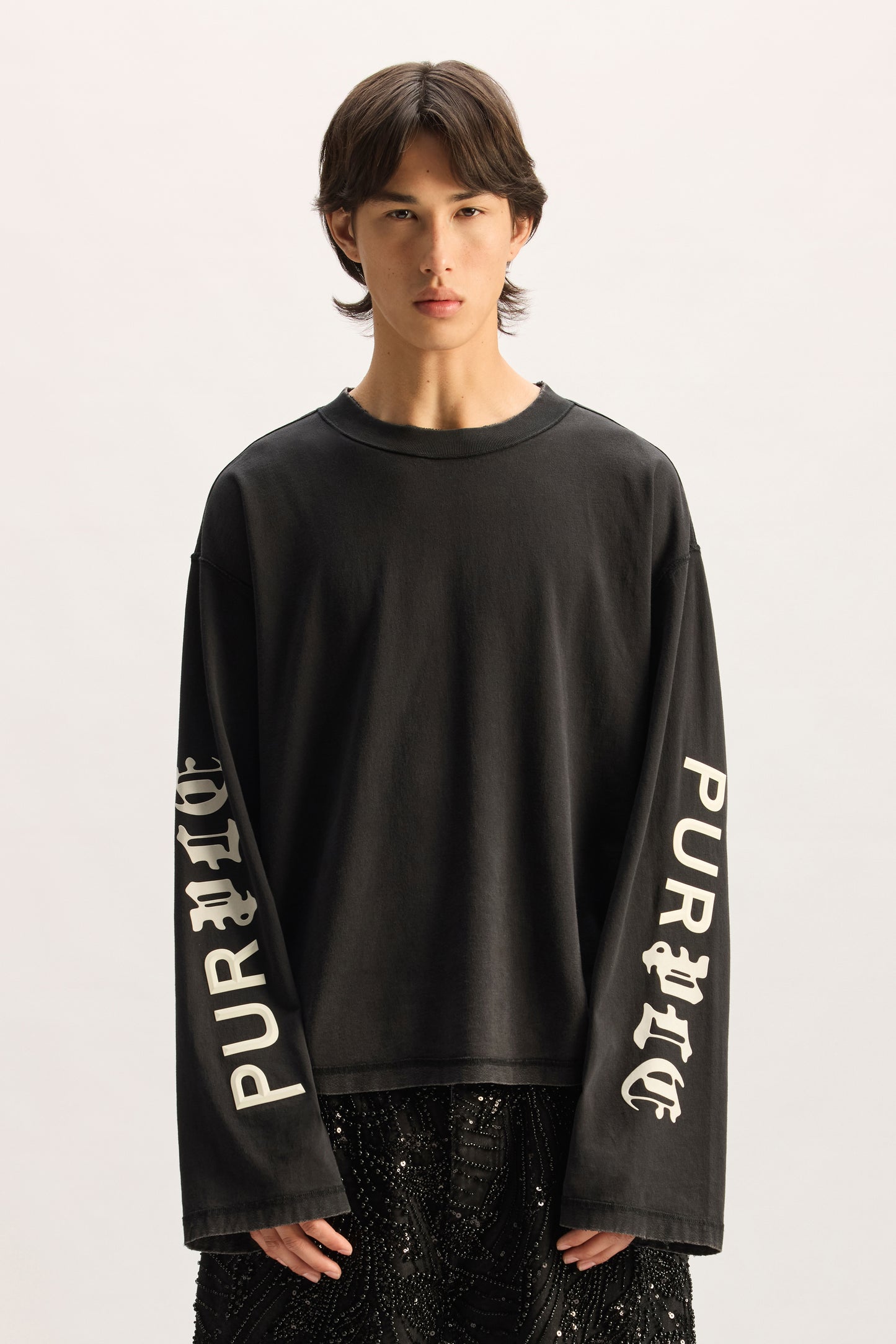 Half & Half Wide Long Sleeve