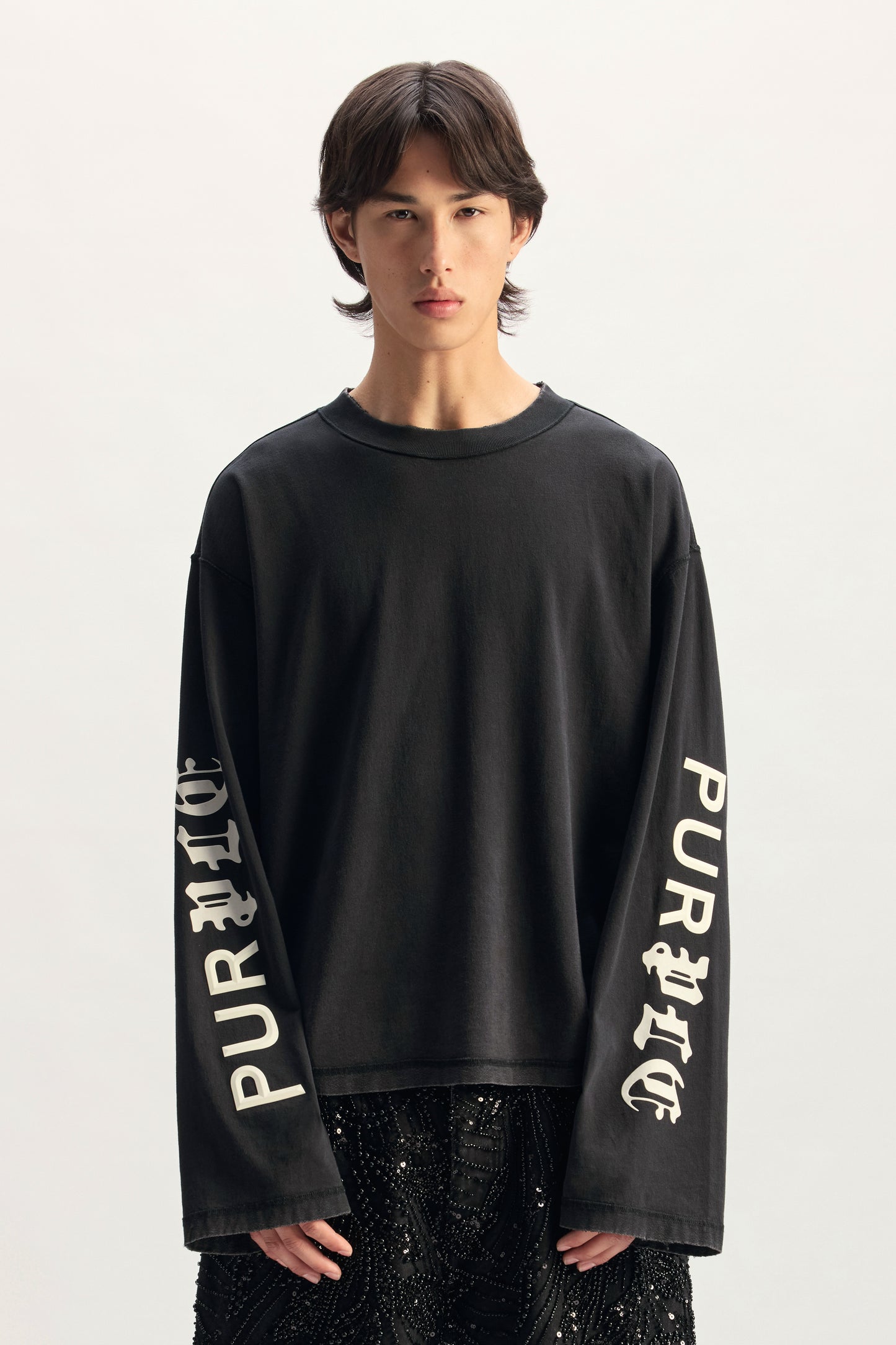 Half & Half Wide Long Sleeve
