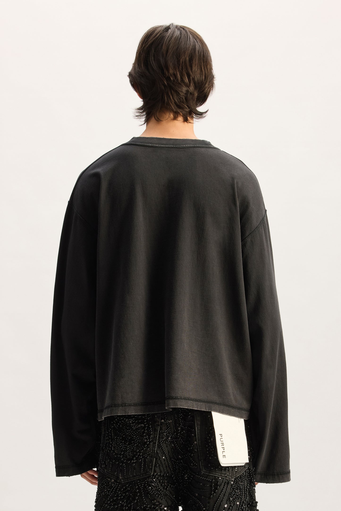 Half & Half Wide Long Sleeve