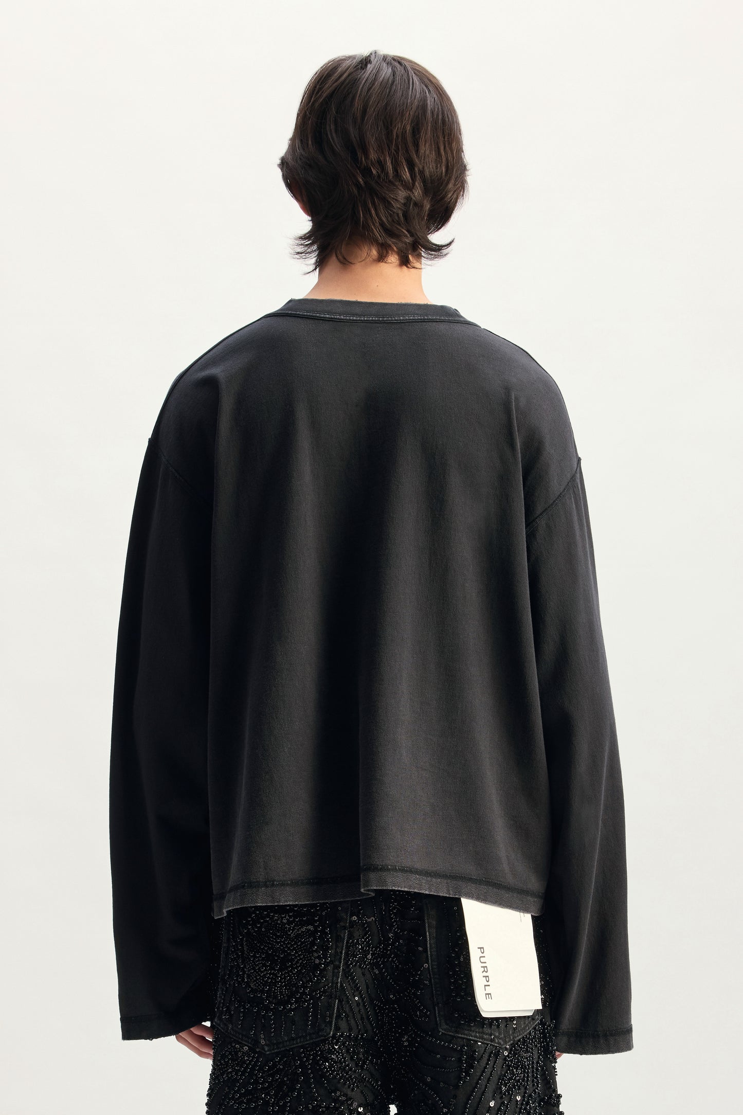 Half & Half Wide Long Sleeve