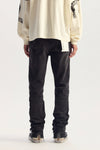 Vintage Destroy Denim, Mid Rise, Slim Straight, Sizes 28-42, Rip & Repair Detail