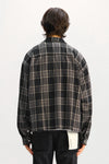 Cropped Flannel Shirt