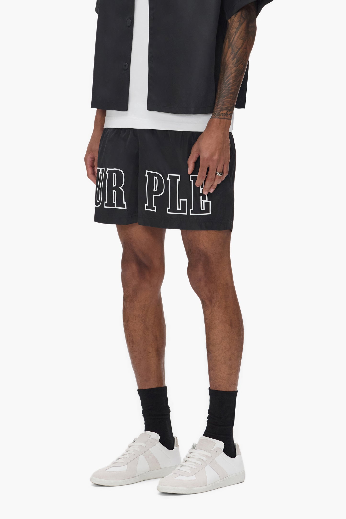 Wordmark Outline Swim Short