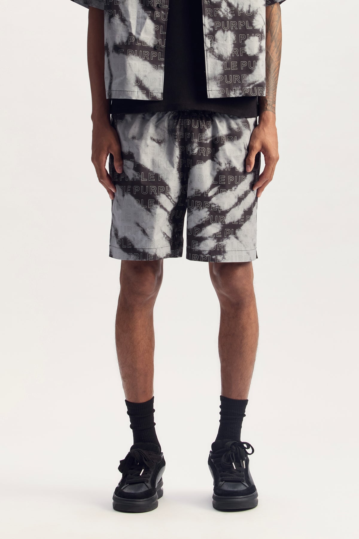 Tie Dye Wordmark All Around Short