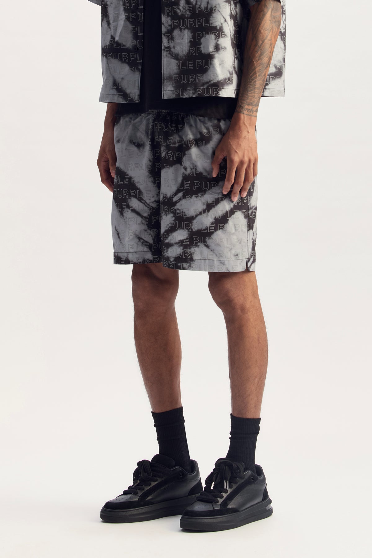 Tie Dye Wordmark All Around Short